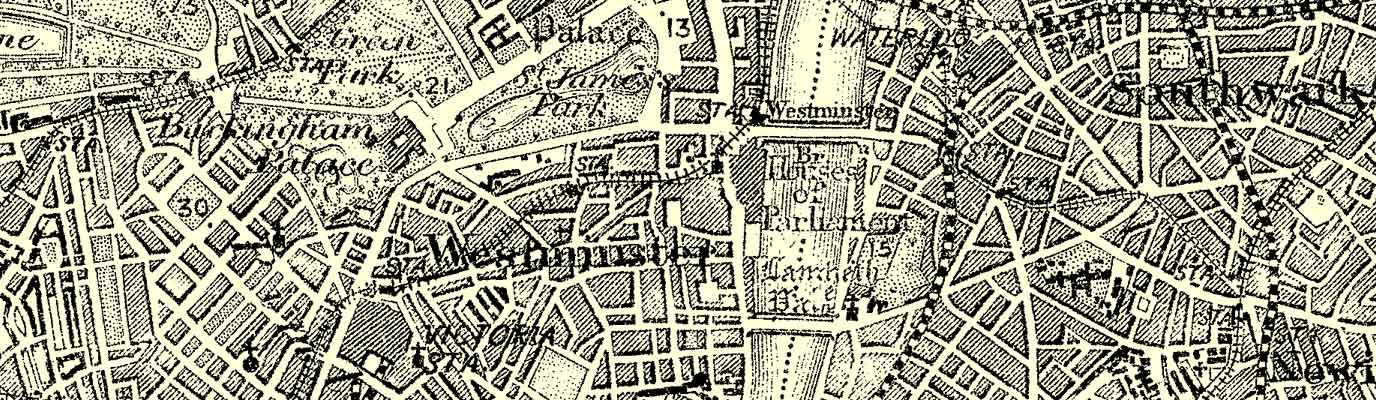 Vintage London Map Title