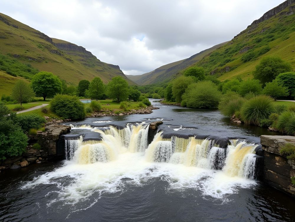 stainforth force waterfall yorkshire dales