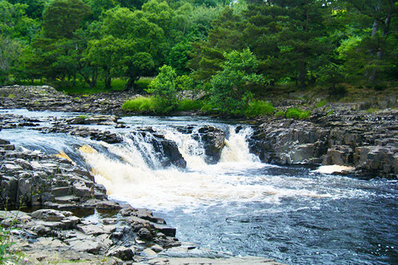 Low force waterfall