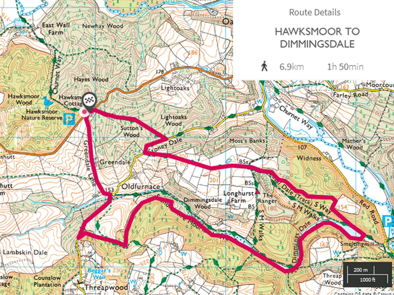 The route
