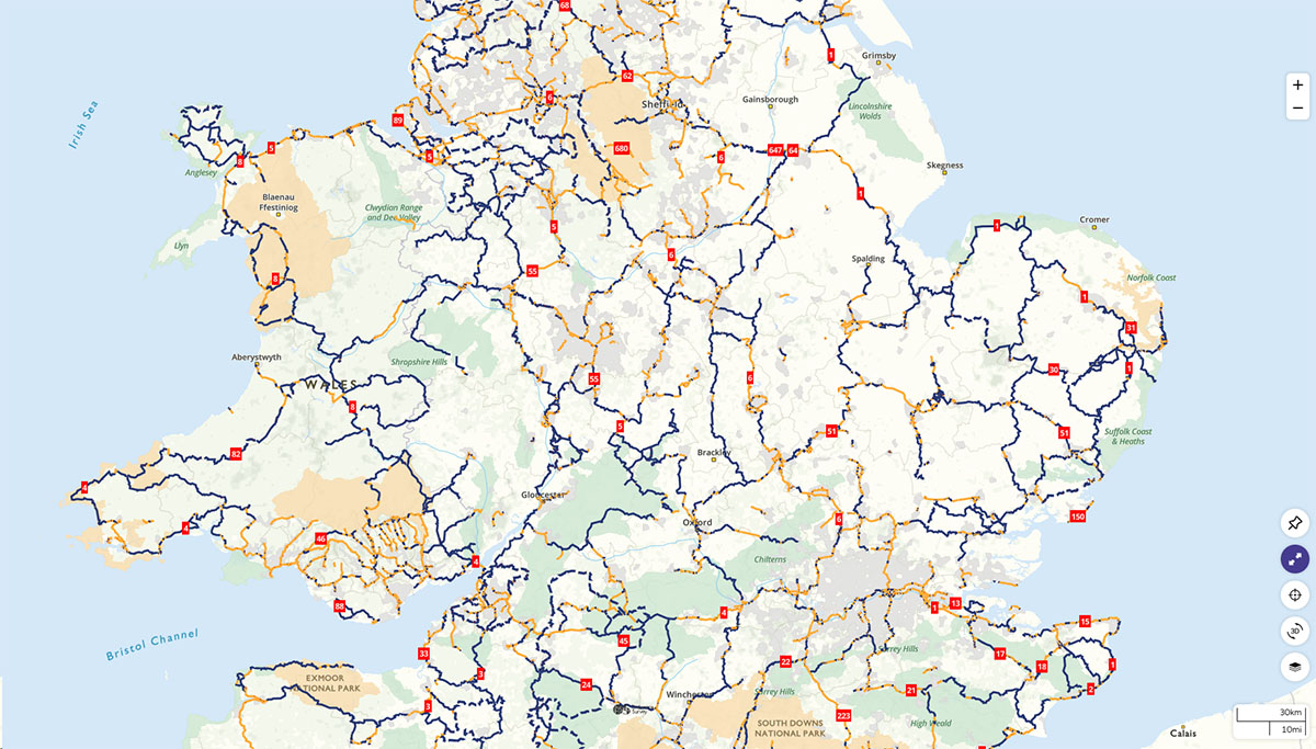 National Cycle Network added to OS Maps! | GetOutside | OS GetOutside