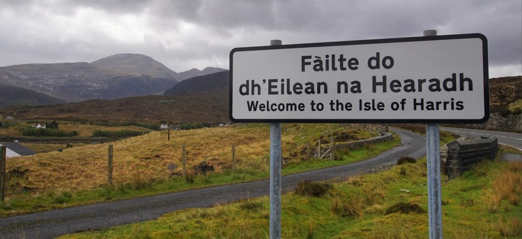 Gaelic Place Names Sign