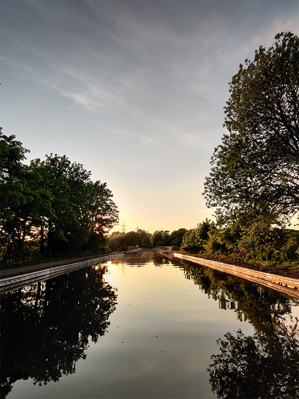 sunset canal