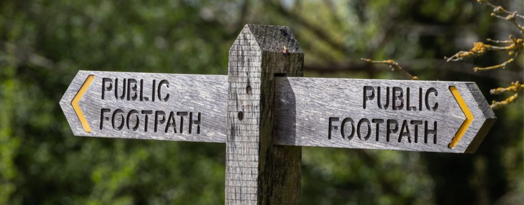 Public Footpath Sign