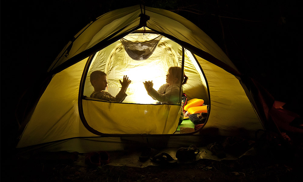 camping night