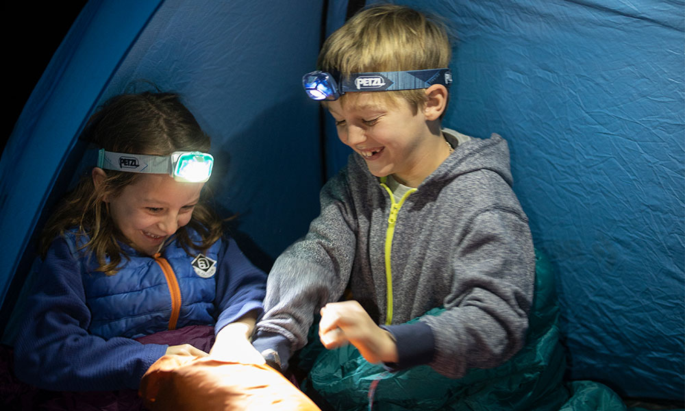 kids with head torch