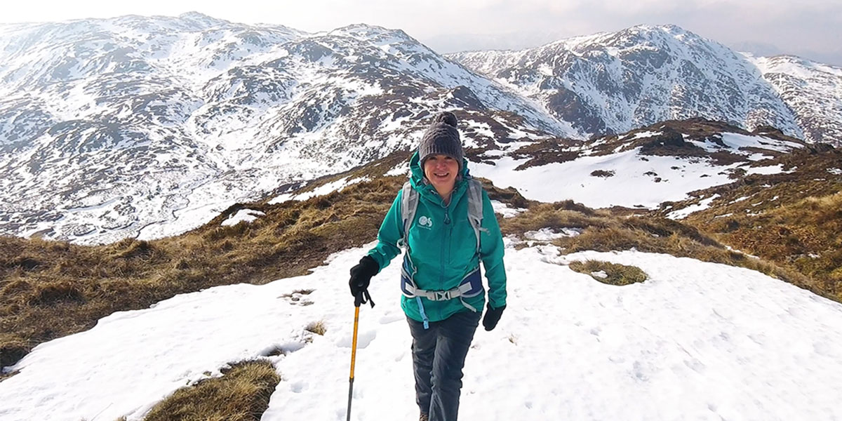 Kate in Loch Lomond