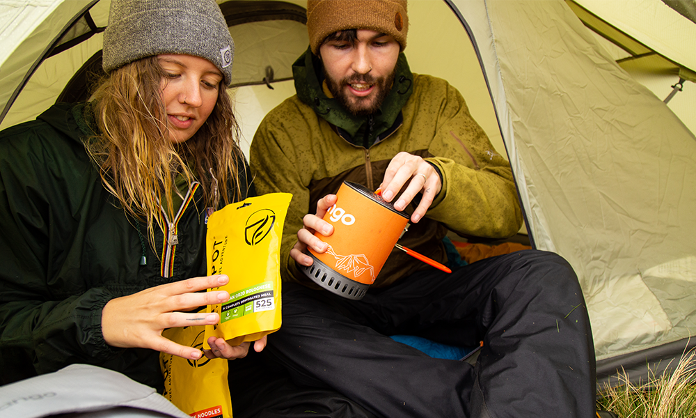 layering in tent