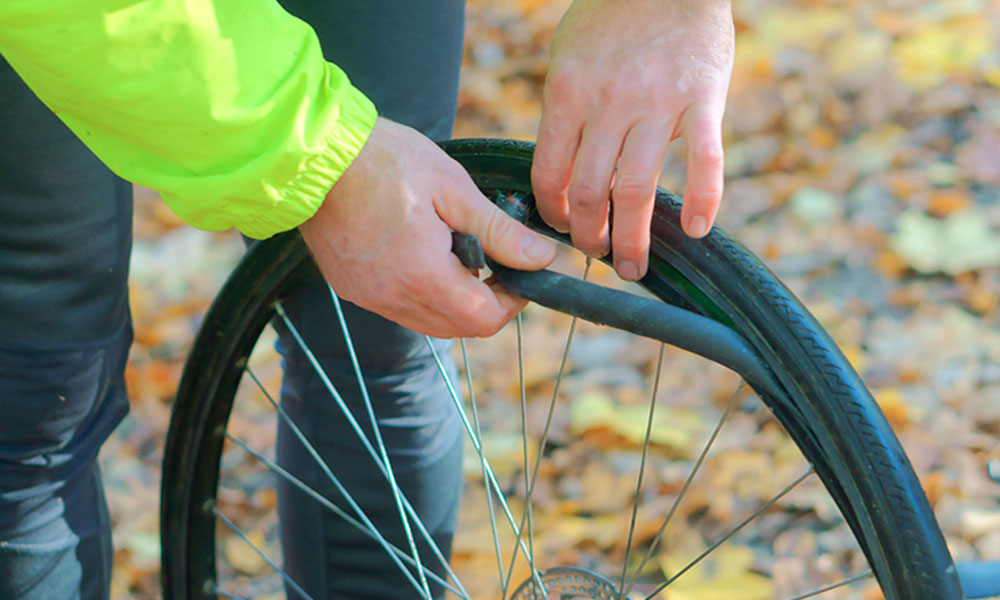 fixing bike puncture