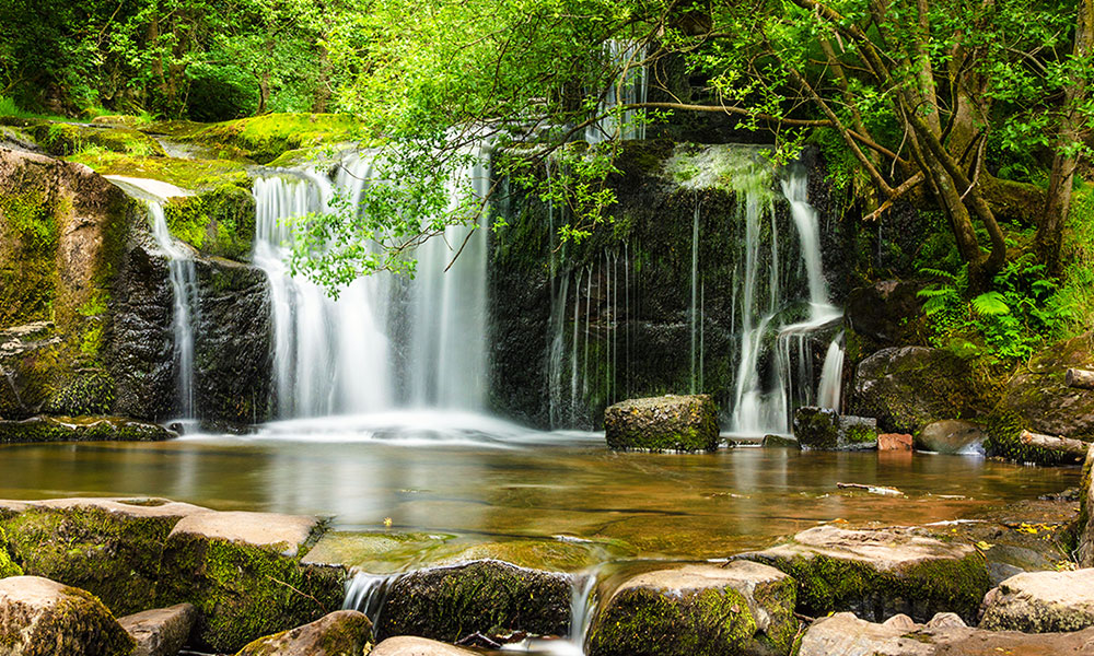 Brecon Beacons National Park waterfall