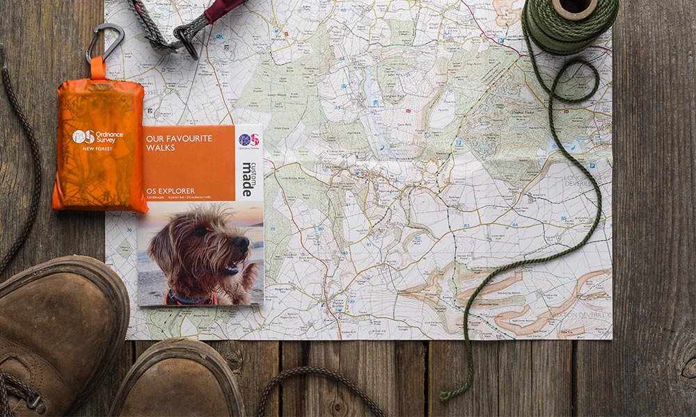 custom made OS Map