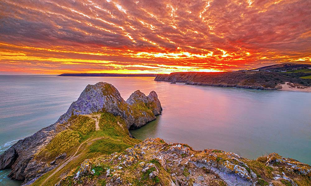 The bay at Sunset
