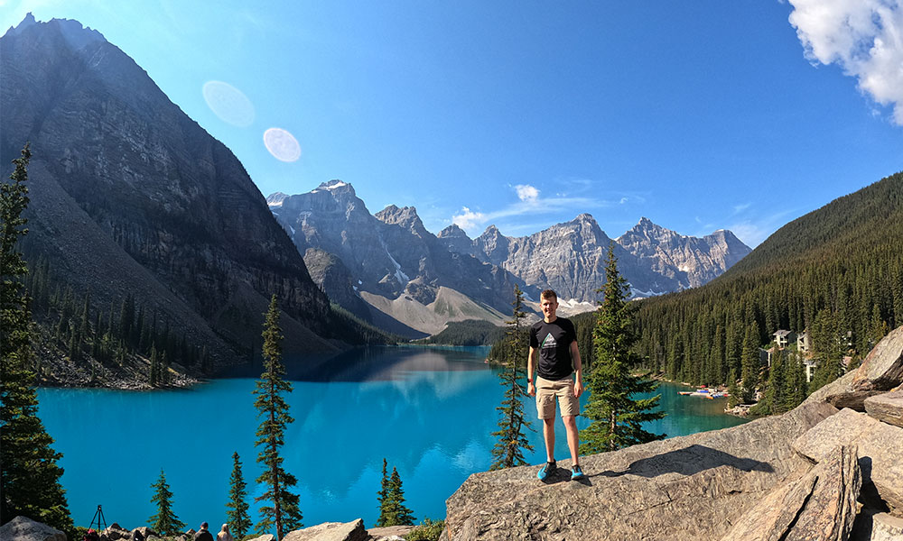 Alex on a solo trip to Canada&nbsp;