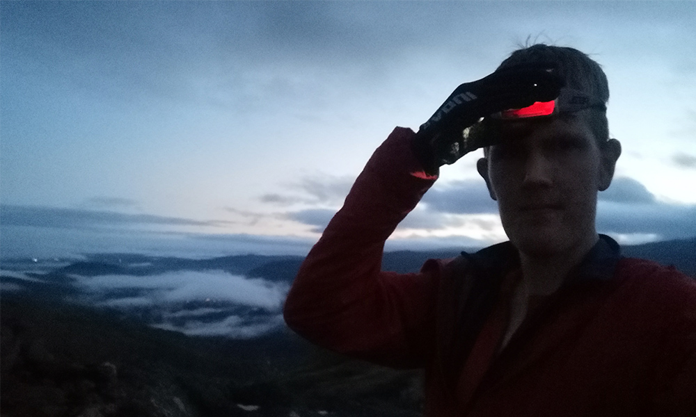 Bob Graham Round in darkness with headtorch