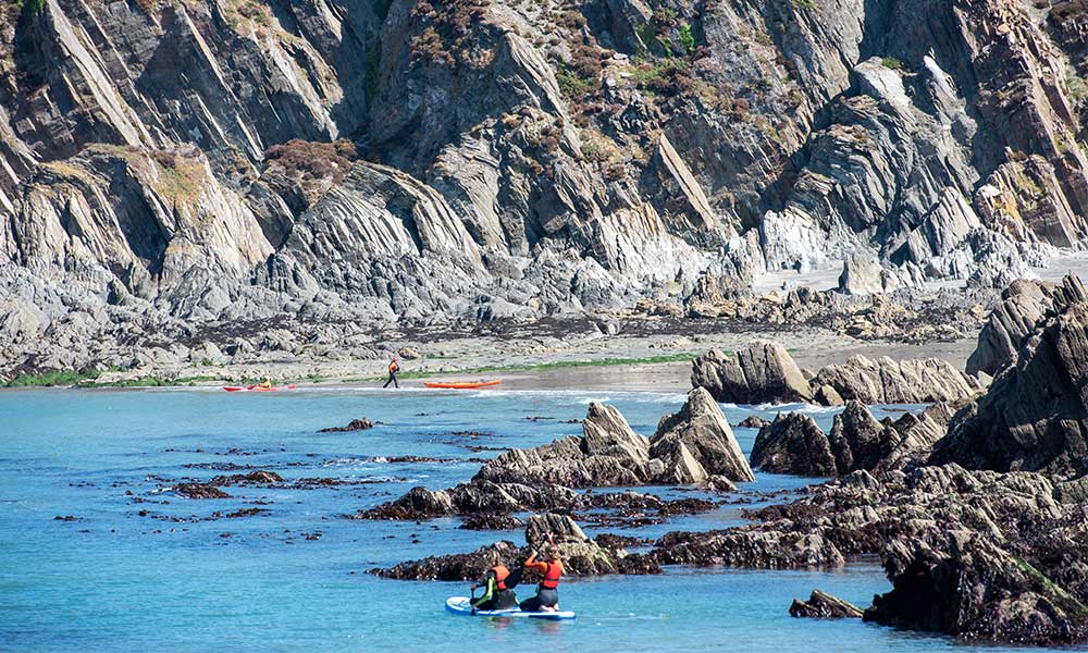 Paddling on Lee Bay