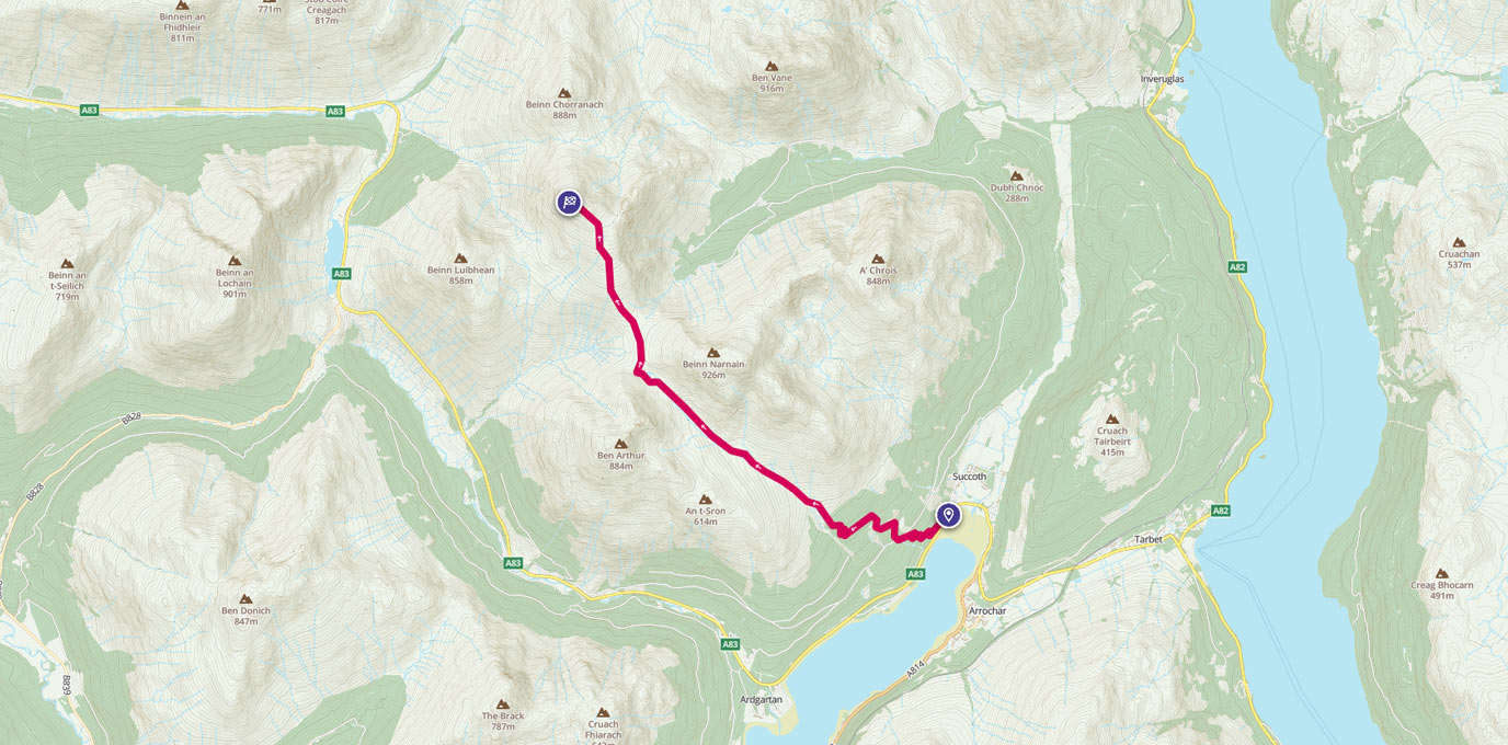 Munro bagging: Beinn Ime route