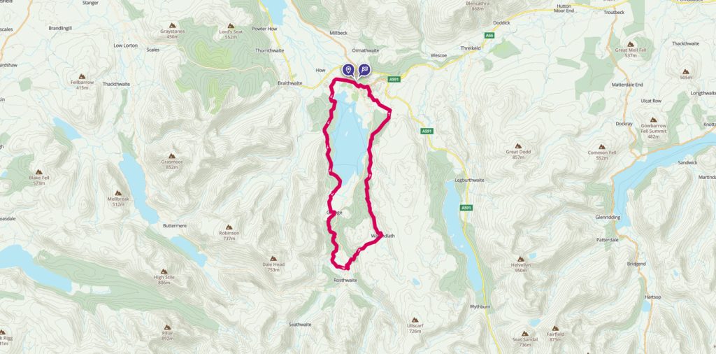 Dodging floods on a Derwent Water circular walk