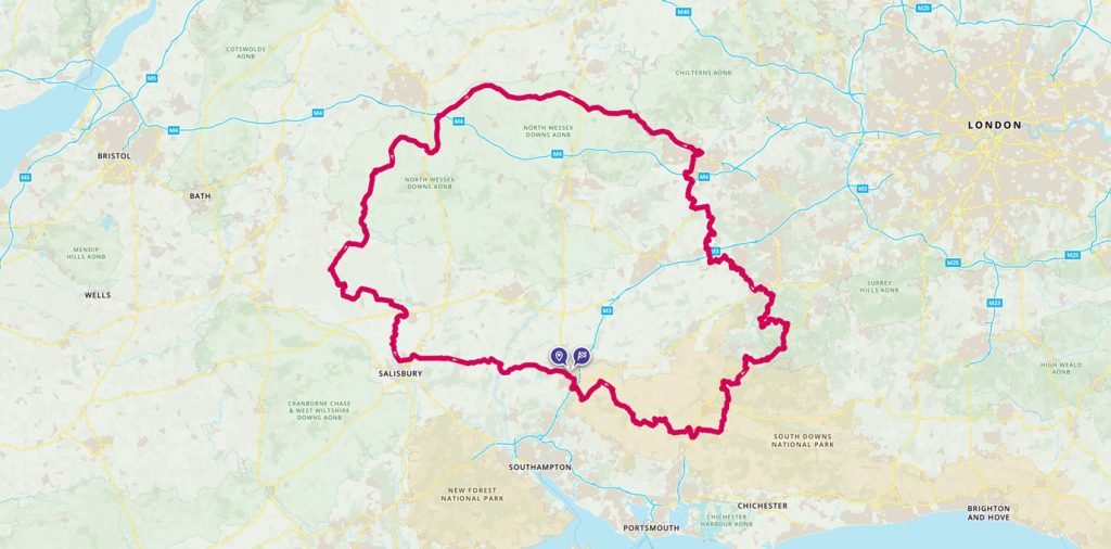 King Alfred's Way Route