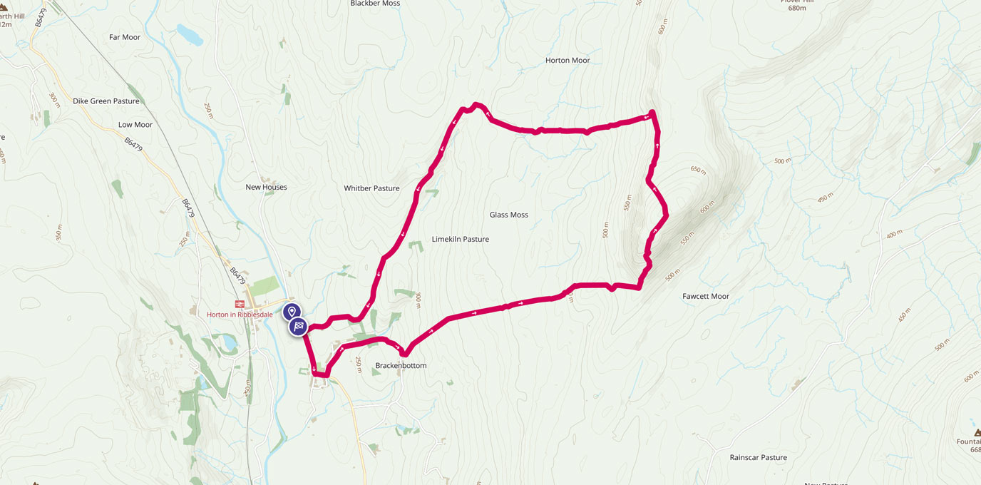 Pen-Y-Ghent walking route