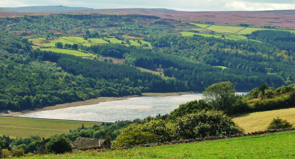 Broomhead Reservoir and Broomhead Moor, Image: