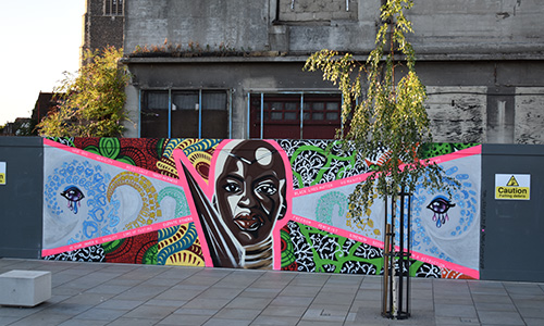 Street art in Ipswich city centre