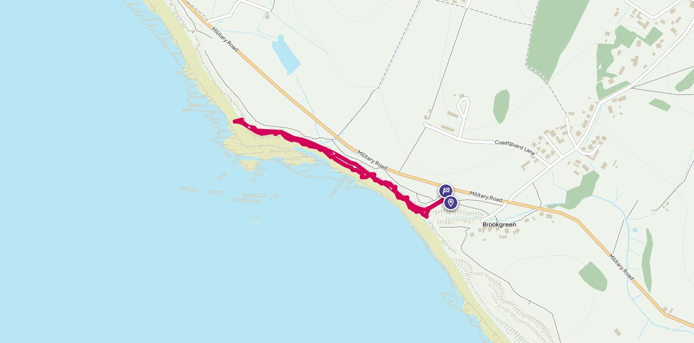 Isle of Wight Fossil hunting route