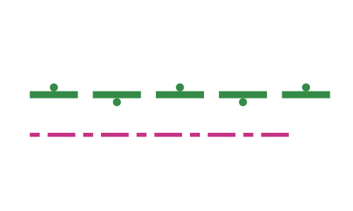 Restricted Byway symbol from OS Mapping