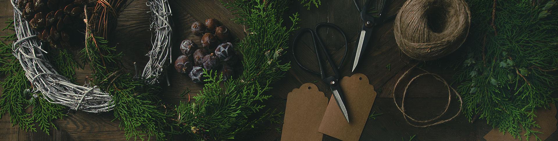 Banner image for Homemade Christmas decorations banner image