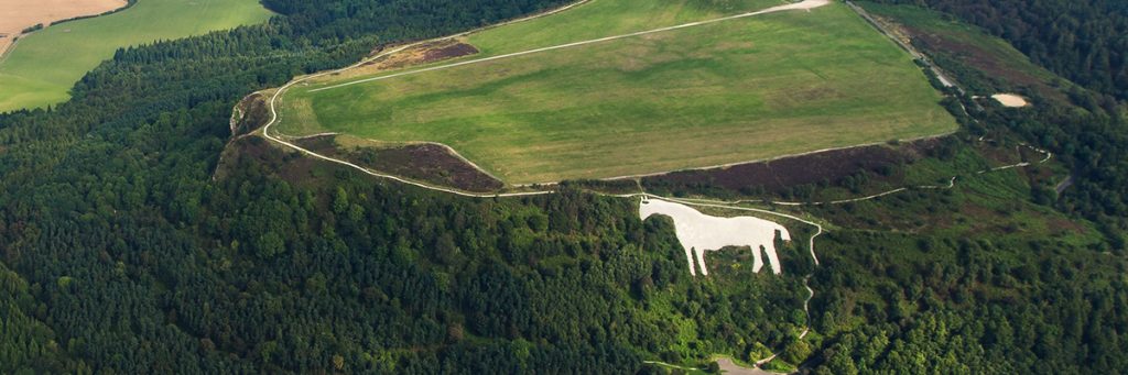 Aerial view of White Horse - Image Allan Harris /NYMNPA