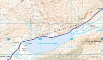 Map extract - Knoydart