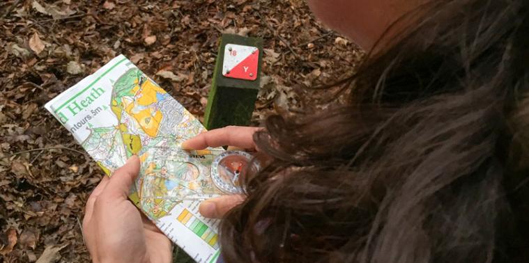 A map and control point