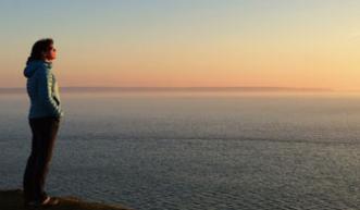 Looking out to see the sea