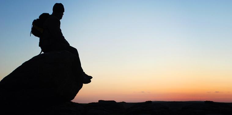 Walker on Smallacombe Rocks Image: DNPA