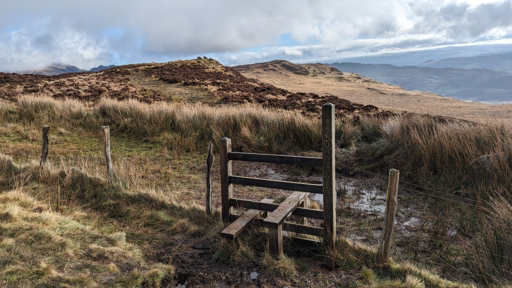 hiking for beginners - muddy stile