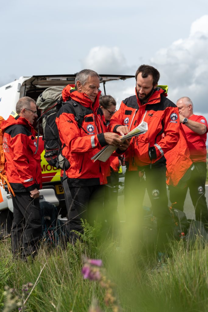 Mountain rescue team
