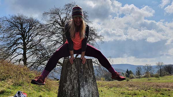 Jumping a Trig point- Sal Thornton