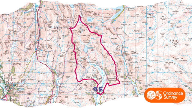 map of kentmere area