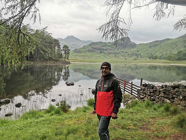 Mohammed Dhalech in the countryside