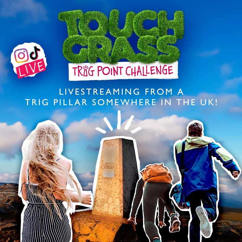 Touch Grass Trig Point Challenge