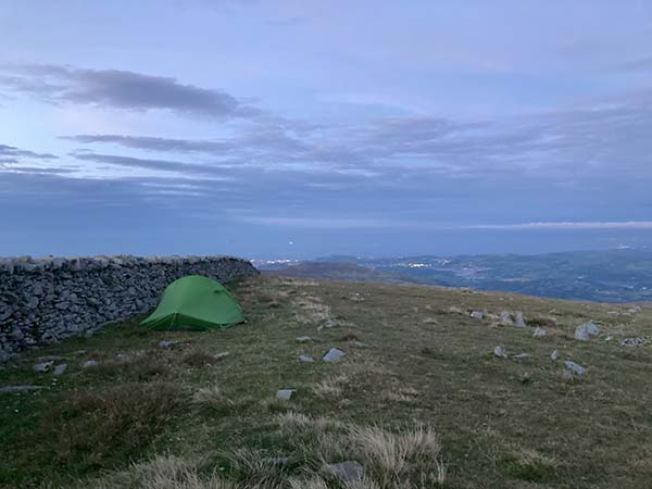 wild camping on foel fras