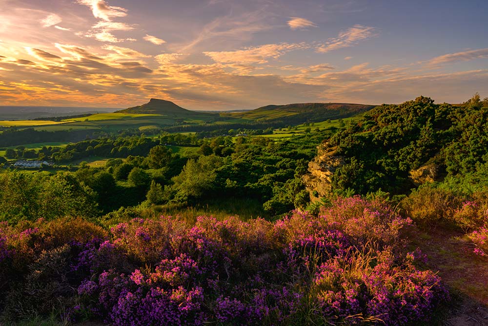 Hunter's Scar and Roseberry Topping