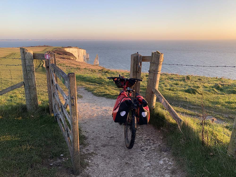 cliff views - Isle of Purbeck Cycling