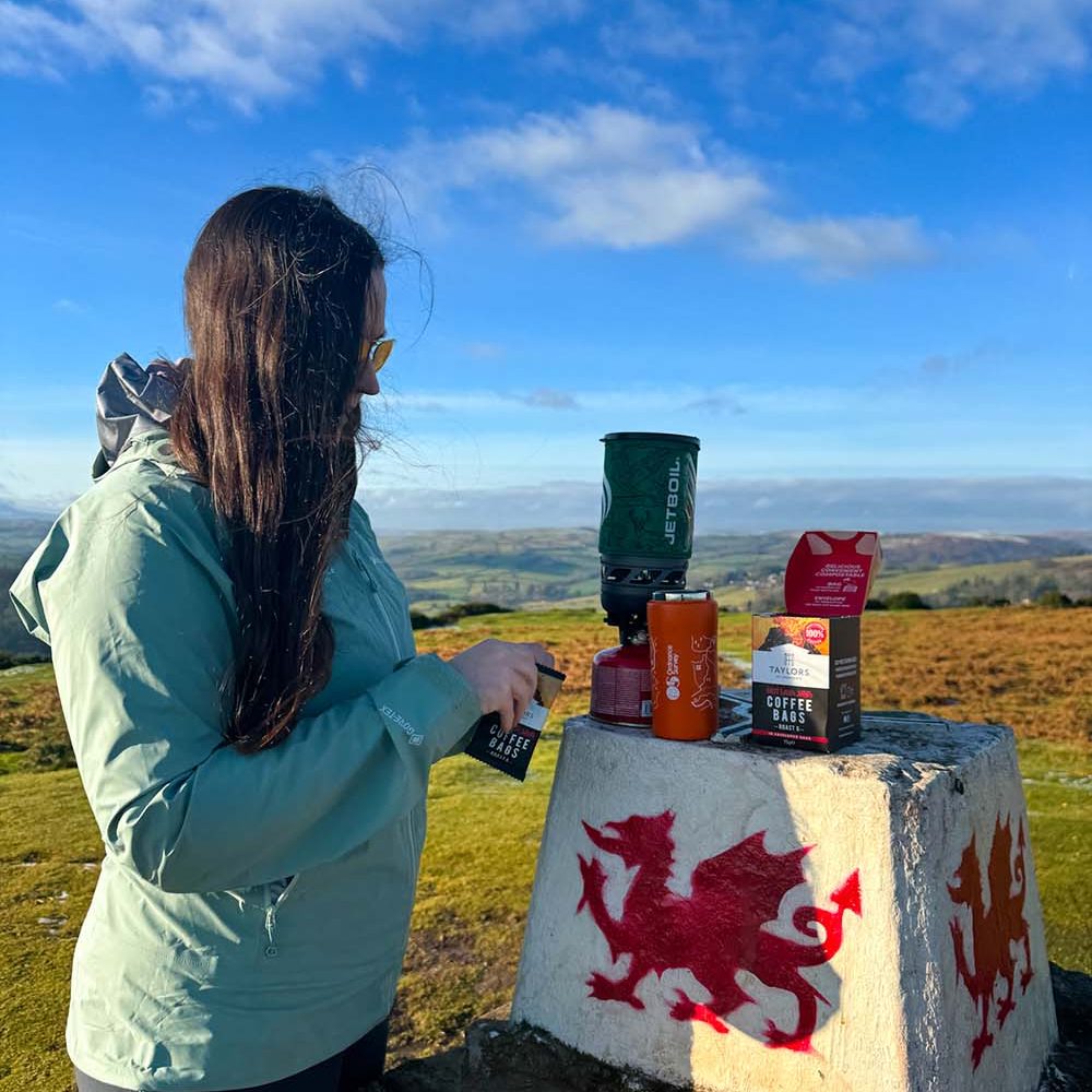 Trig Point Coffee Pen Y Crug Usk Valley