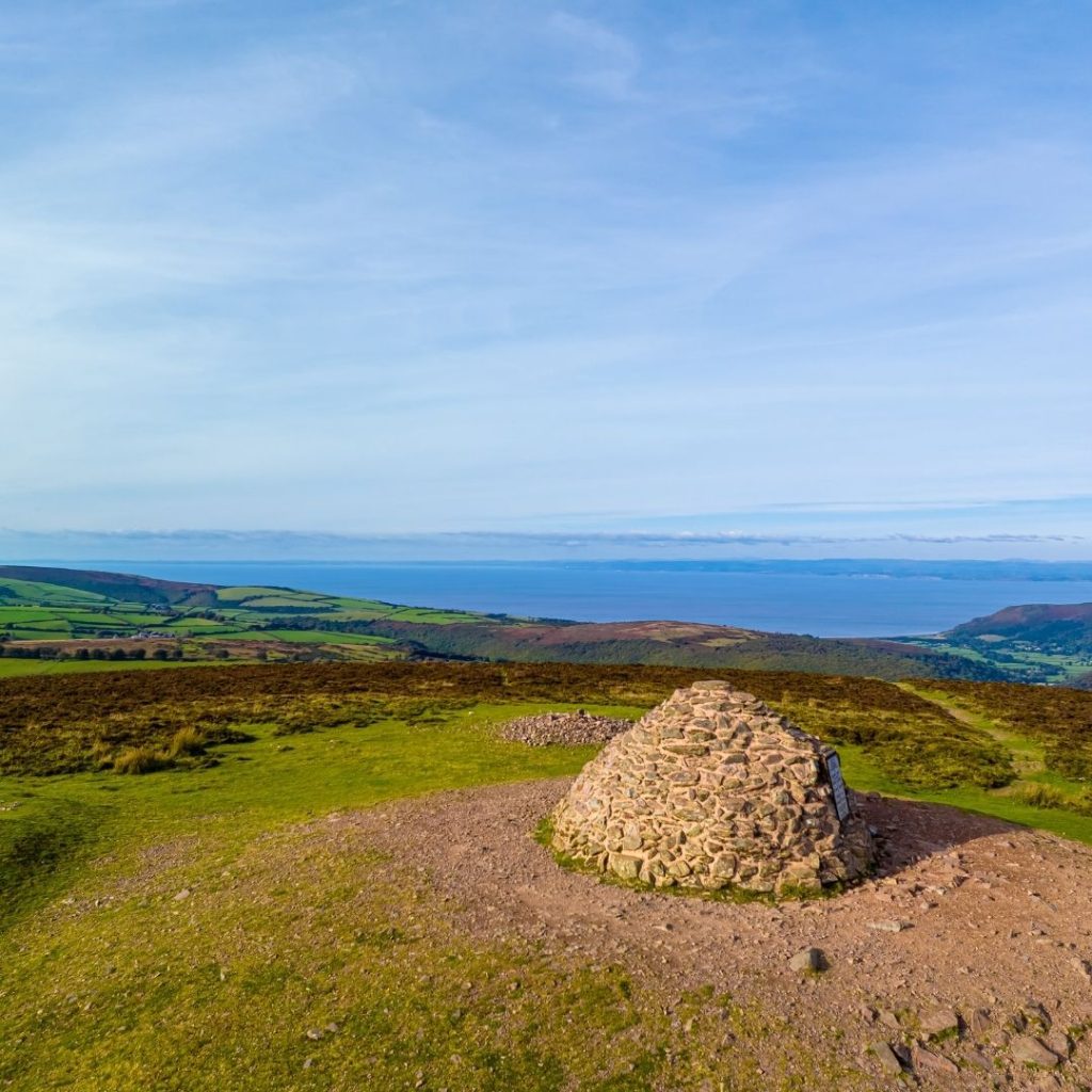 Dunkery Beacon, the highest point in Somerset
