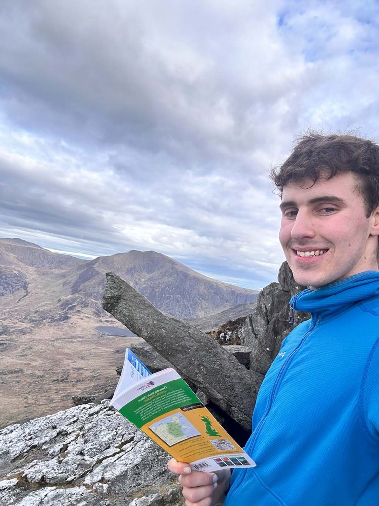 Tryfan North Ridge - cannon stone