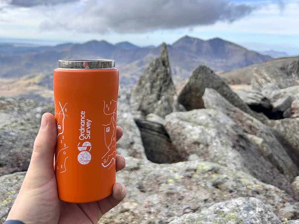 Tryfan North Ridge - os flask