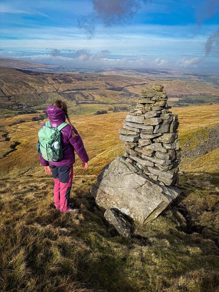 Cairn on Mallerstang Edge