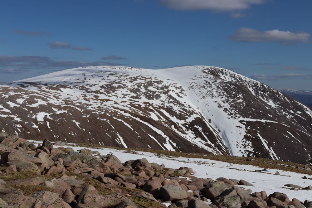 Ben Macdui one of the Cairngorm 4000 challenge mountains