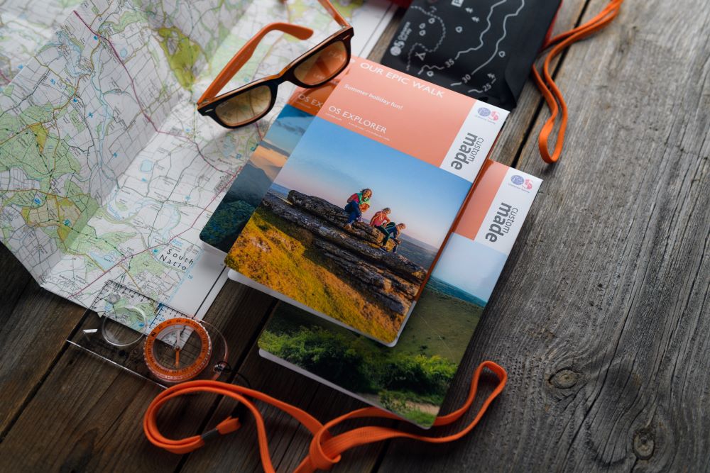 customised OS map gift