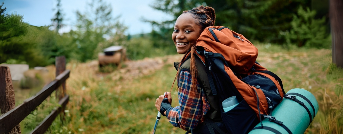 Female hiker